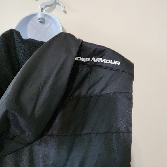 Under Armour ColdGear Black Hooded Puffer Vest, Size Large, New Without Tags - Picture 12 of 16
